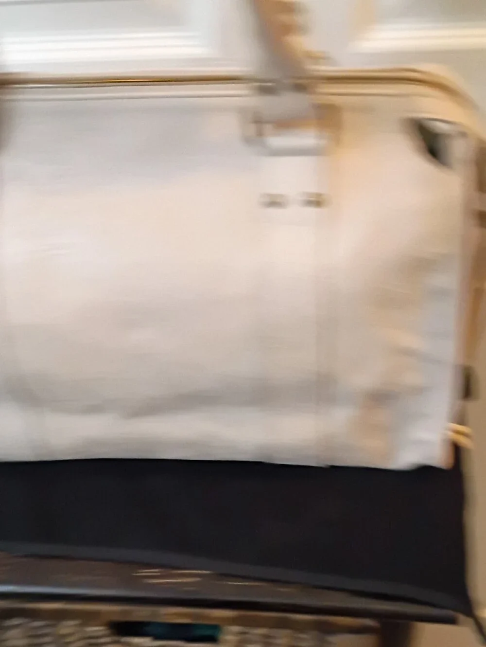 Neutral Leather Satchel with Detachable Strap by